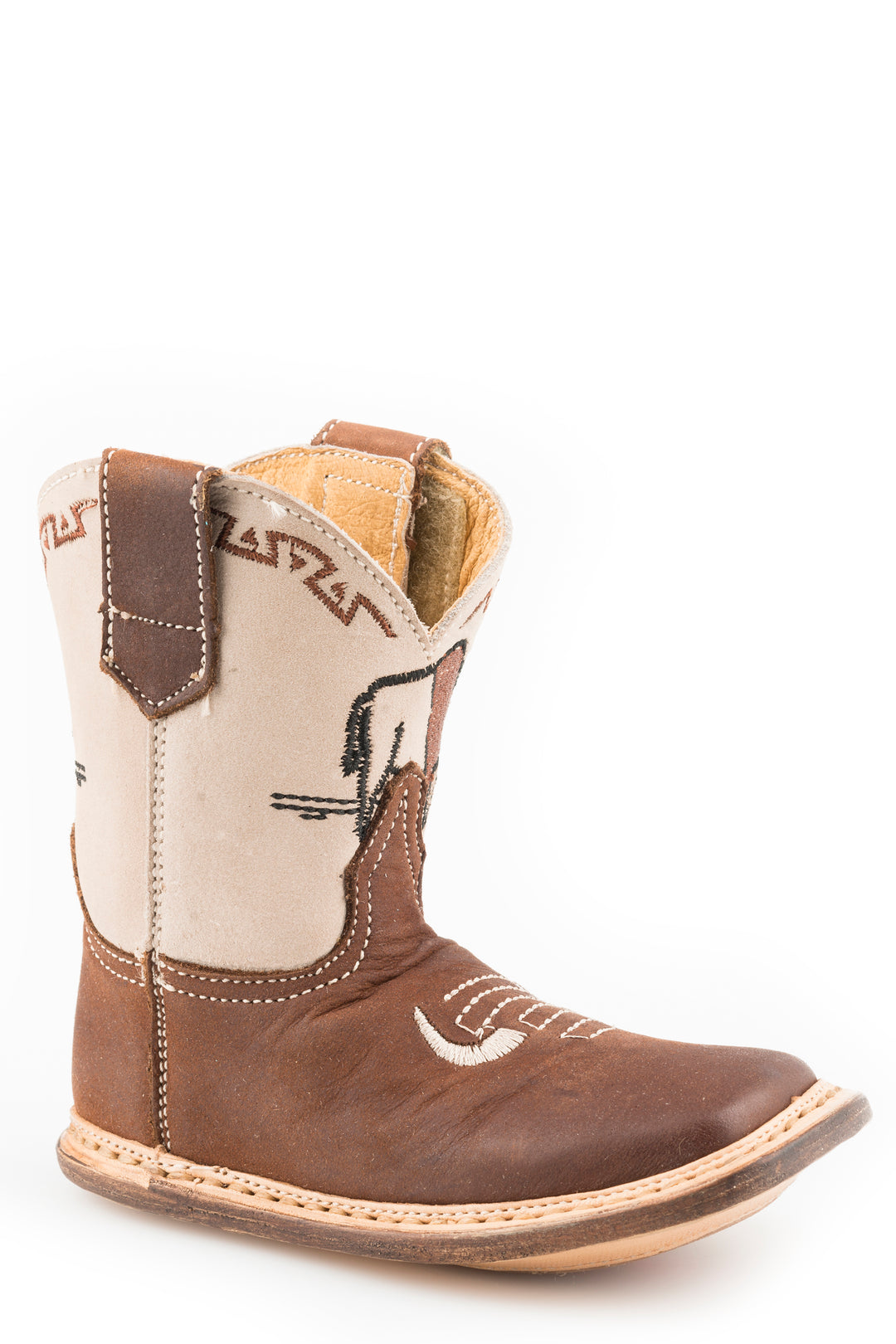 INFANT BOYS BROWN VAMP COWBABY