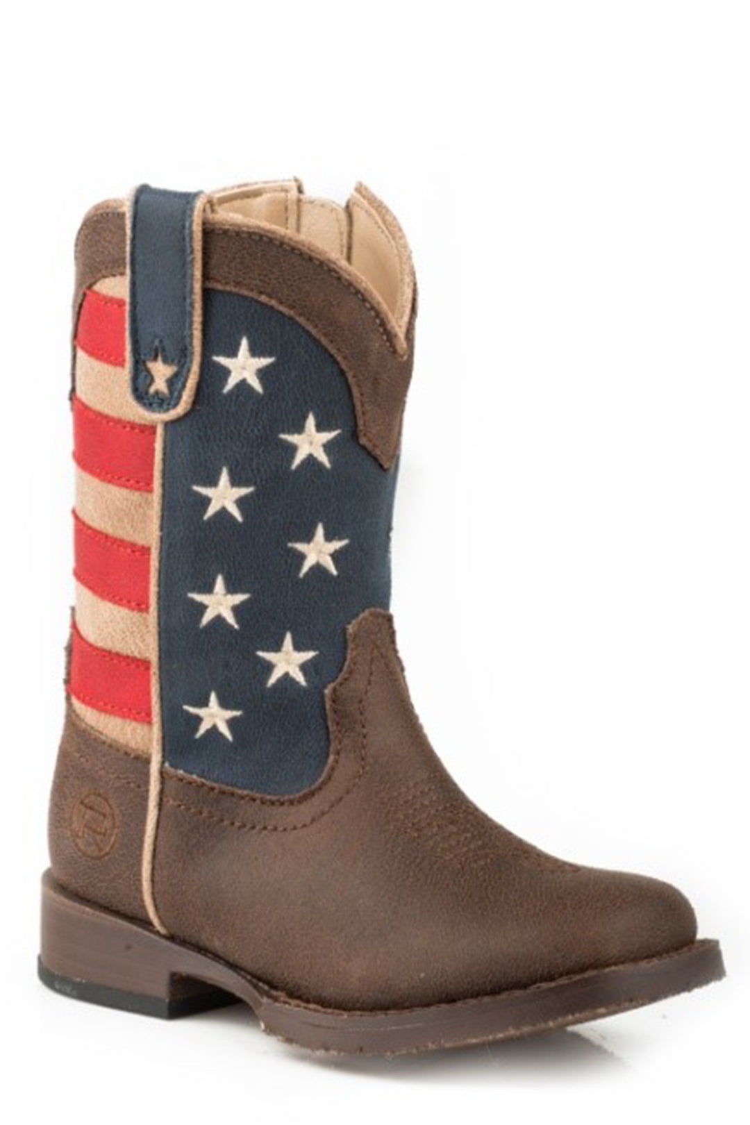BOYS TODDLER RED WHITE AND BLUE FLAG