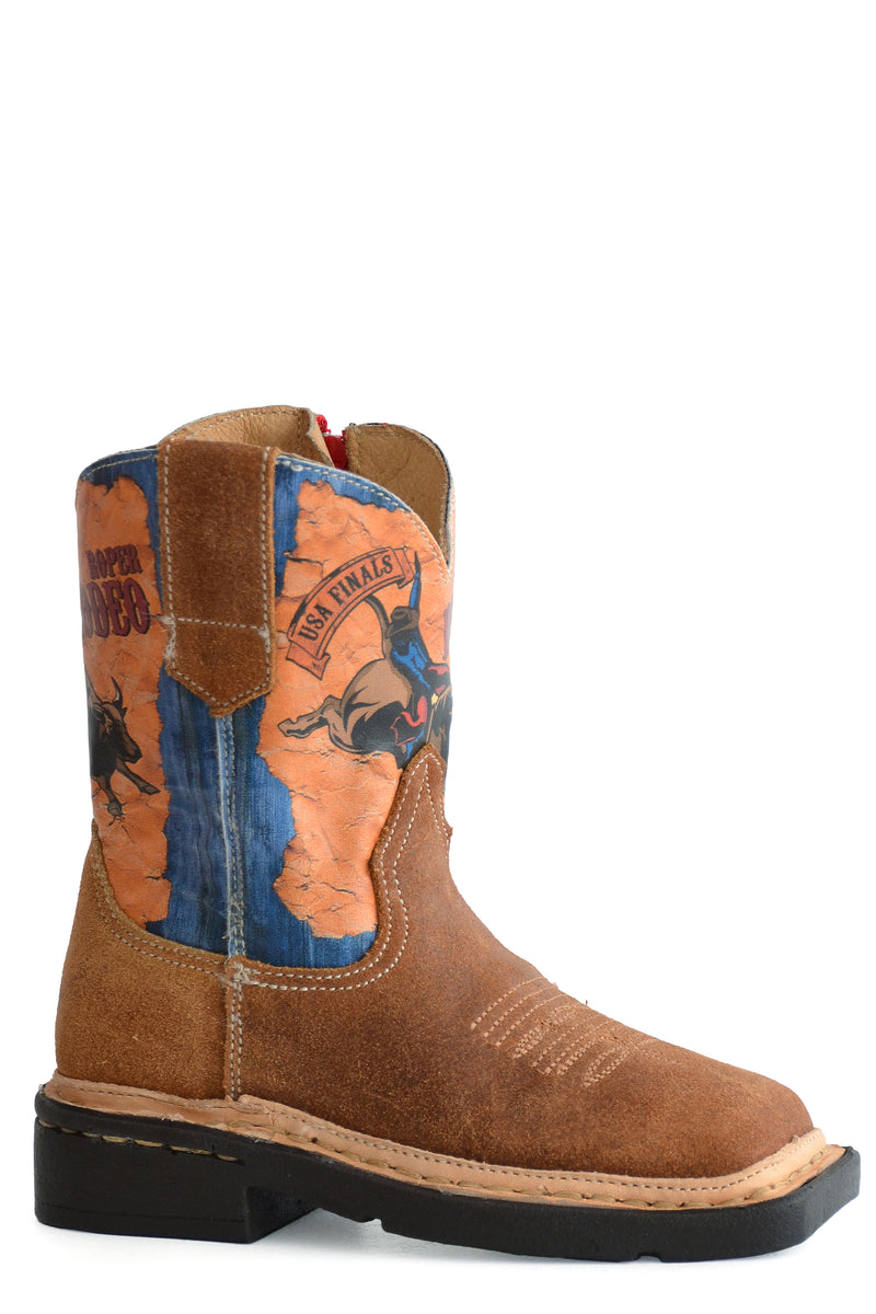 BOYS TODDLER BROWN SUEDE LEATHER VAMP Roper Apparel & Footwear