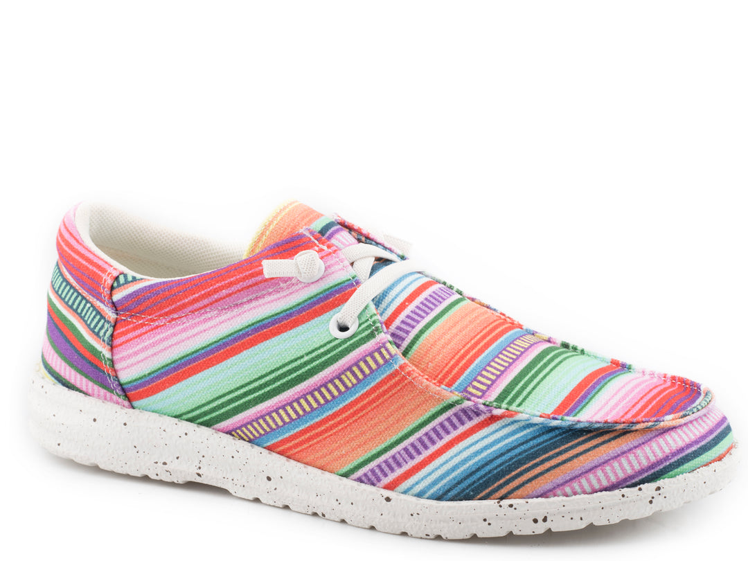 LITTLE GIRLS PINK SERAPE PRINTED UPPER