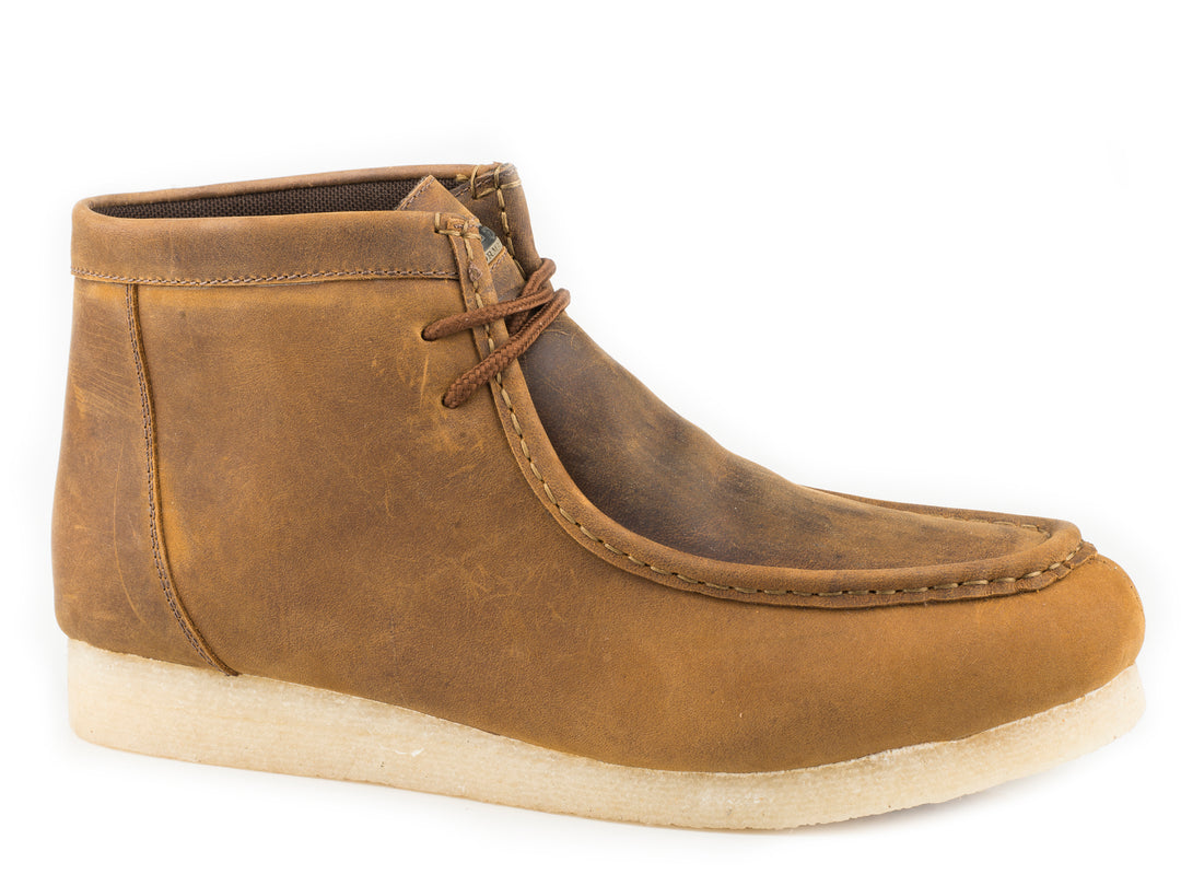 MENS GUM SOLE CHUKKA BROWN CRAZY HORSE LEATHER