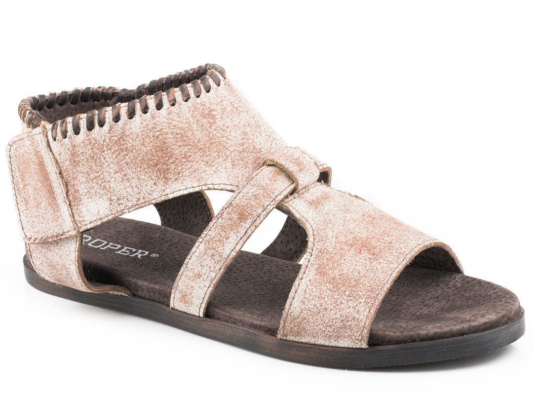 WOMENS VINTAGE WHITE COW SUEDE UPPER