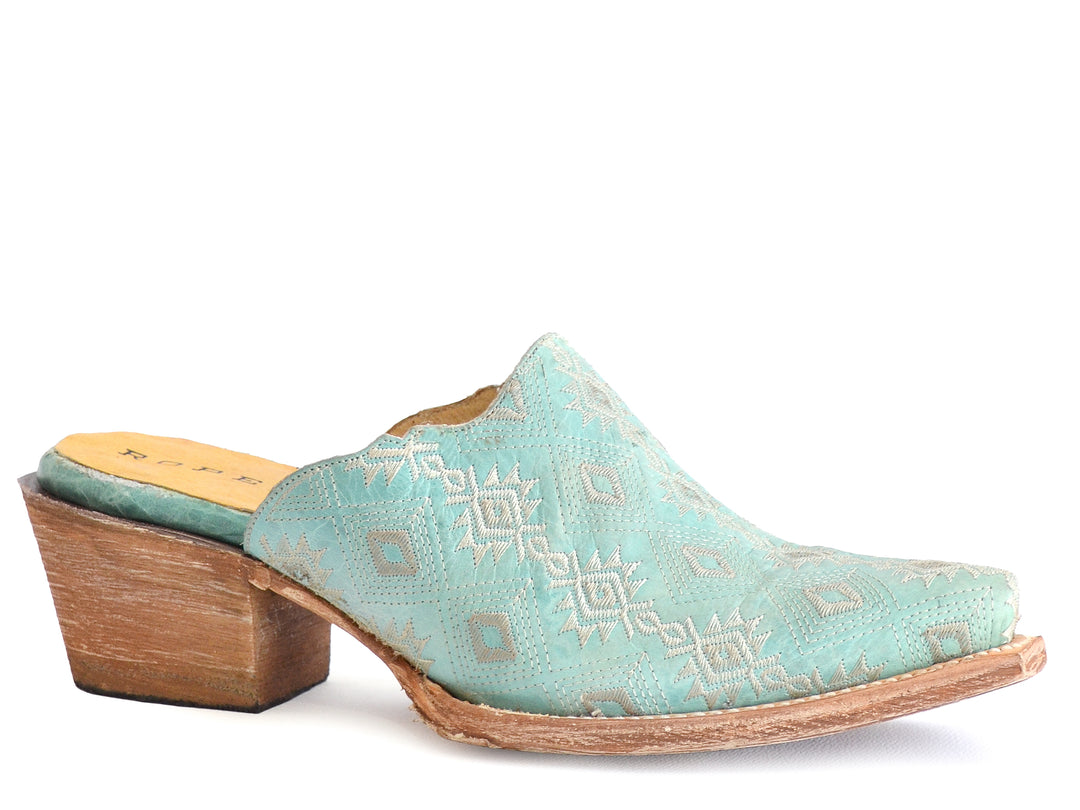 WOMENS ALL OVER WAXY LIGHT BLUE LEATHER
