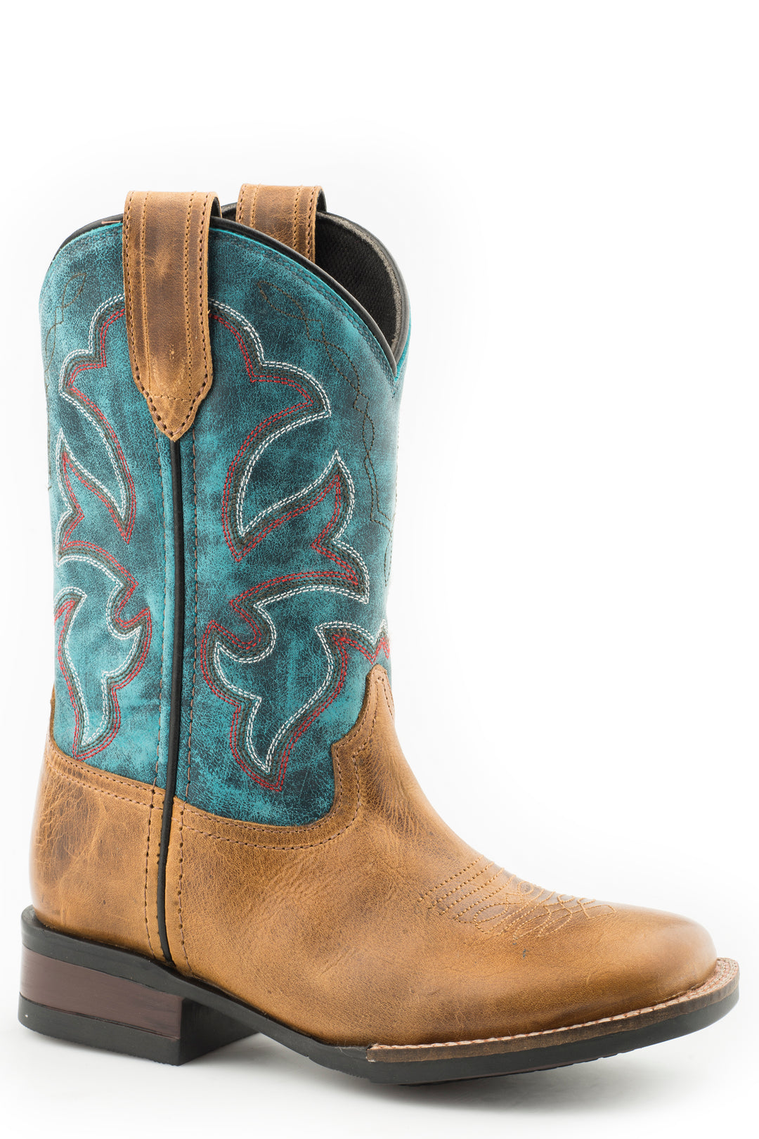 BIG BOYS TAN BURNISHED LEATHER VAMP