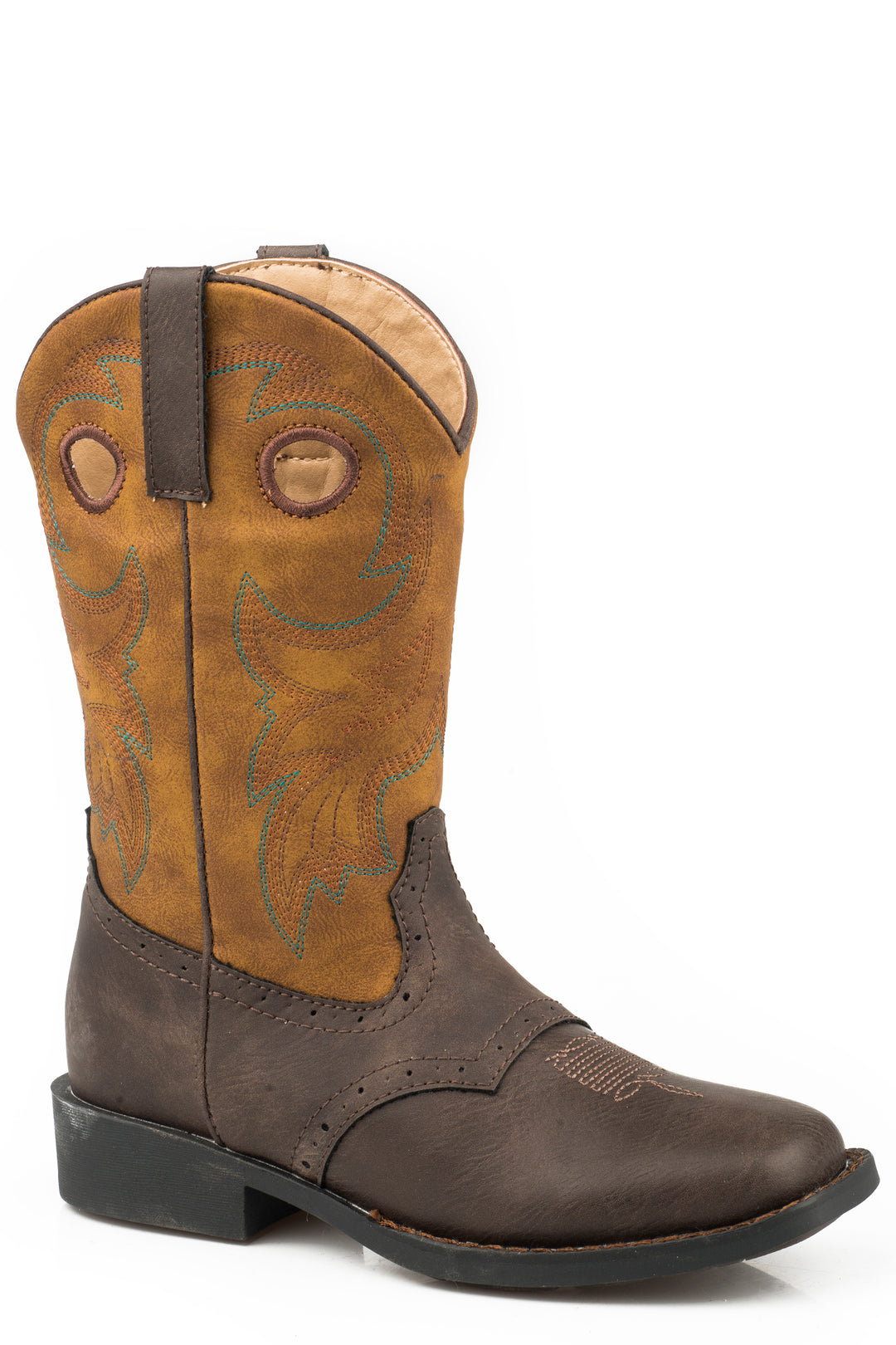 BIG BOYS TUMBLED BROWN WITH SADDLE VAMP