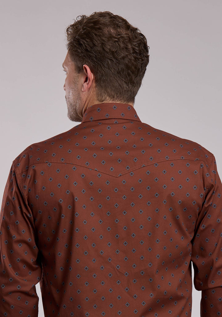 MENS ROPER STRETCH WESTERN SNAP SHIRT