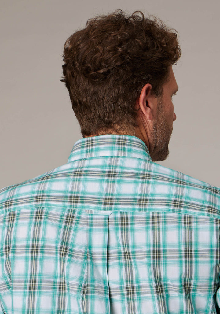 MENS COLD SPRINGS PLAID LONG SLEEVE BUTTON WESTERN SHIRT