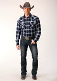 MENS LONG SLEEVE SNAP UNLINED FLANNEL PLAID SHIRT WESTERN SHIRT