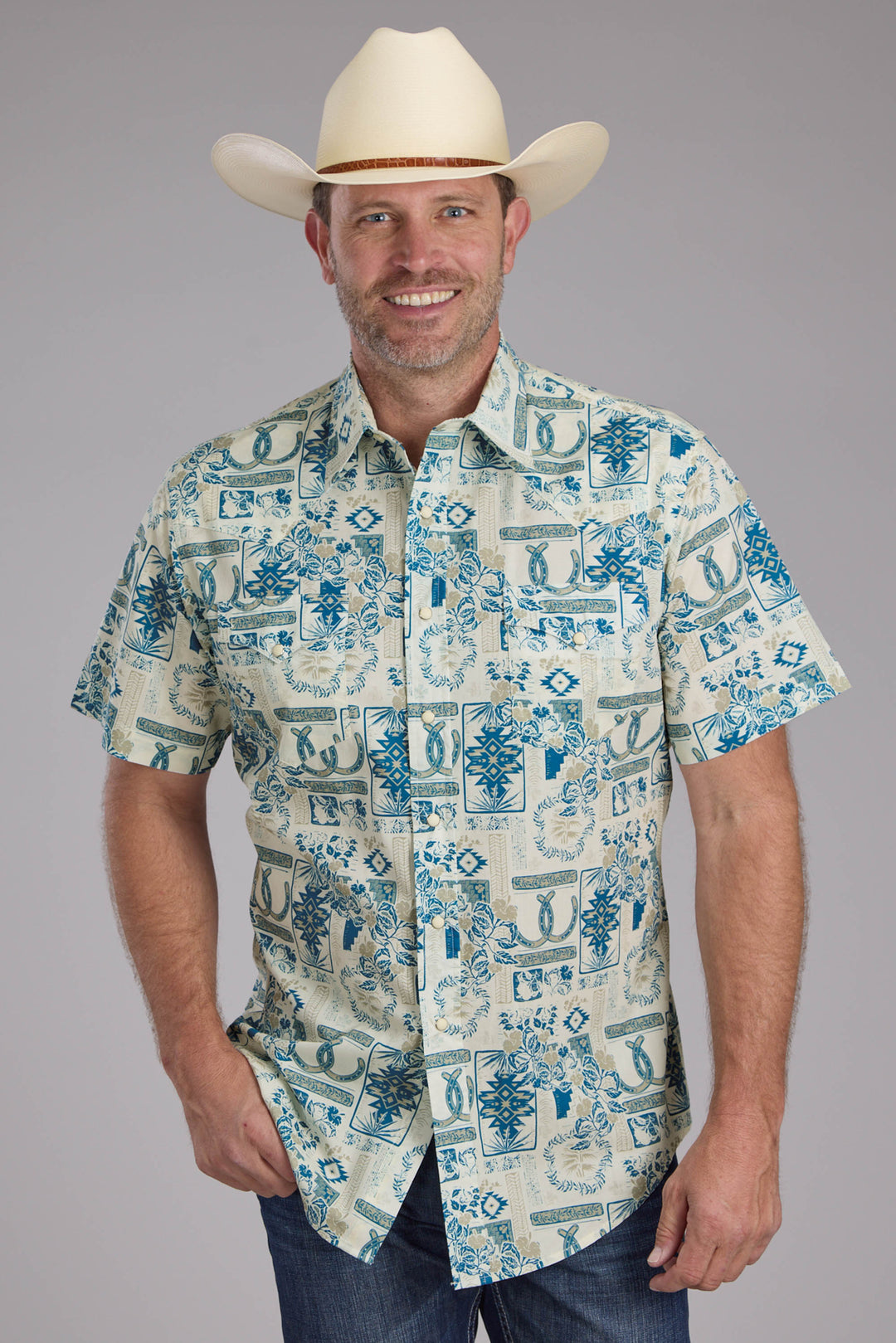 mens tropical dress shirts Mens Green Aloha Shirt