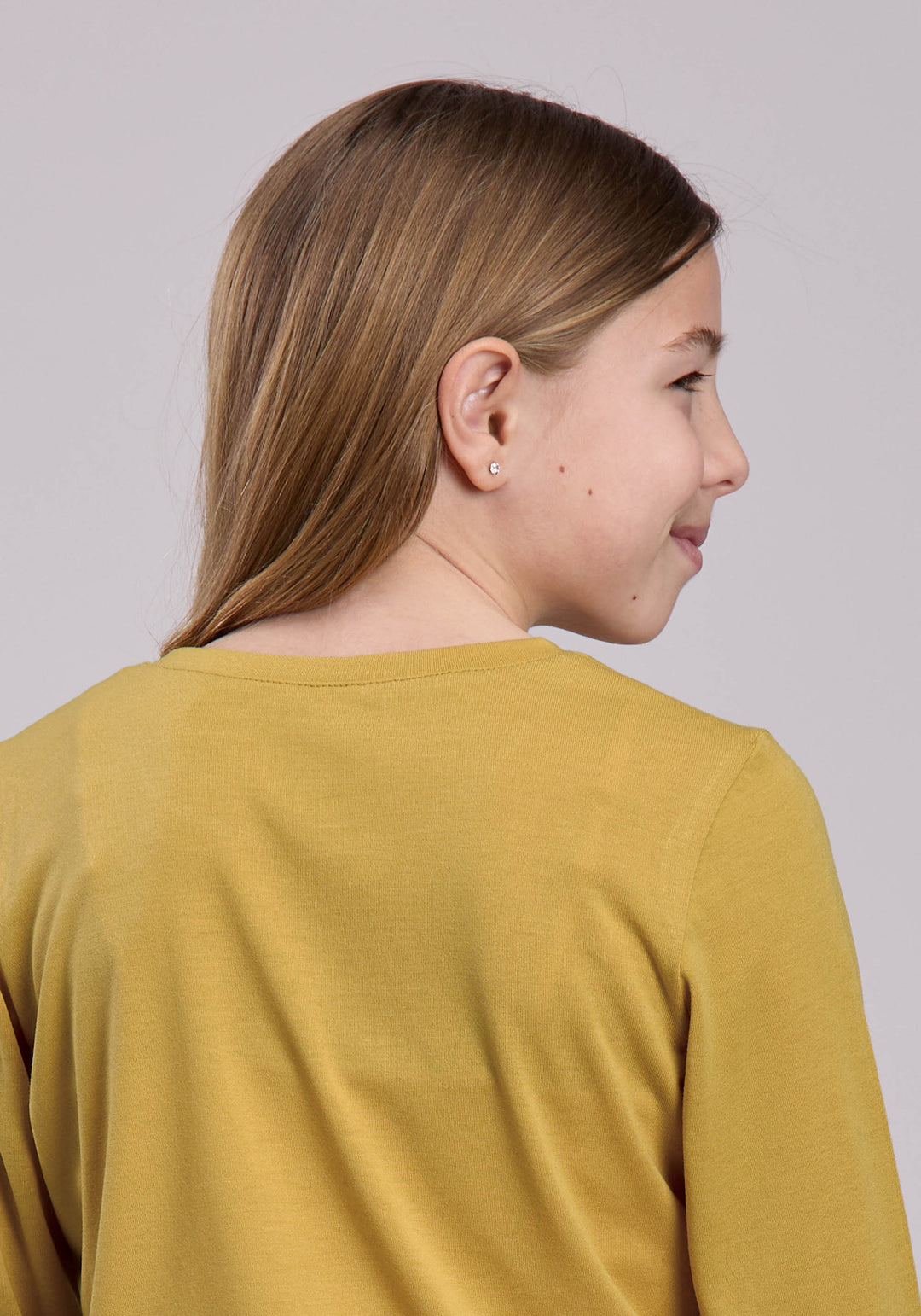 GIRLS LONG SLEEVE PULLOVER POLY RAYON JERSEY TEE WESTERN SHIRT