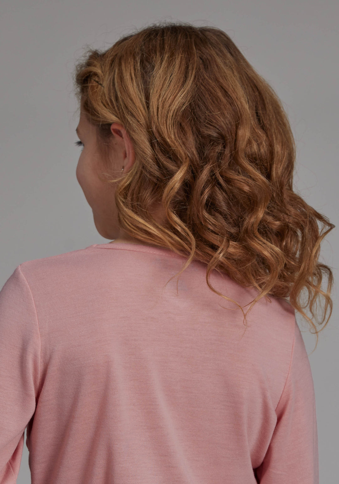 GIRLS POLY RAYON LONG SLEEVE TEE LONG SLEEVE PULLOVER WESTERN SHIRT