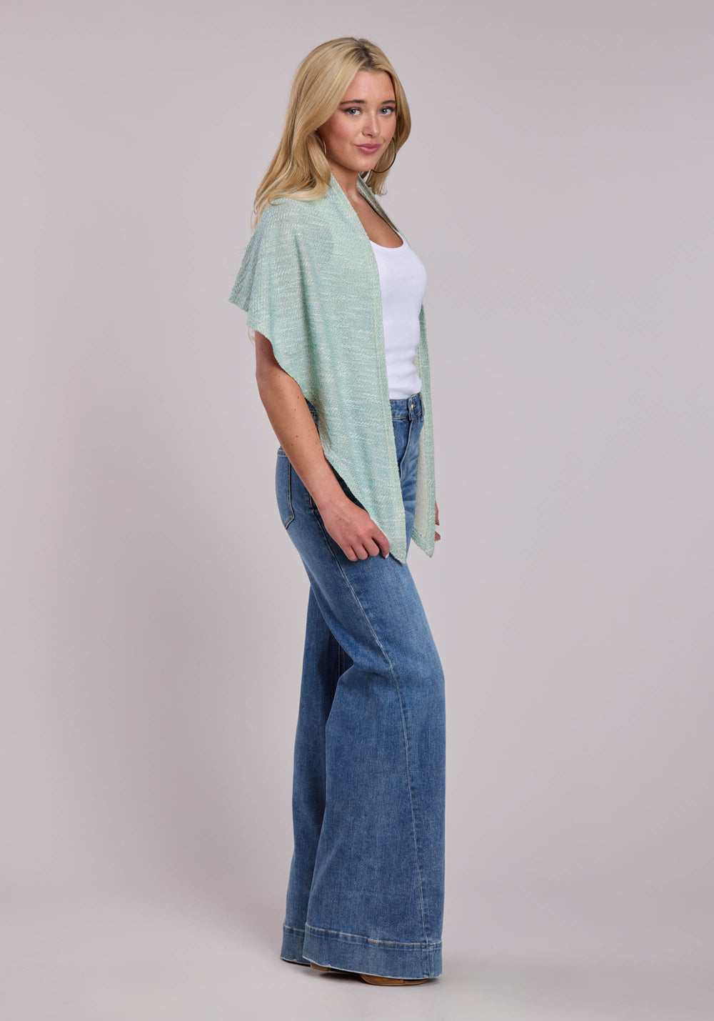 WOMENS ROPER SWEATER KNIT SHRUG