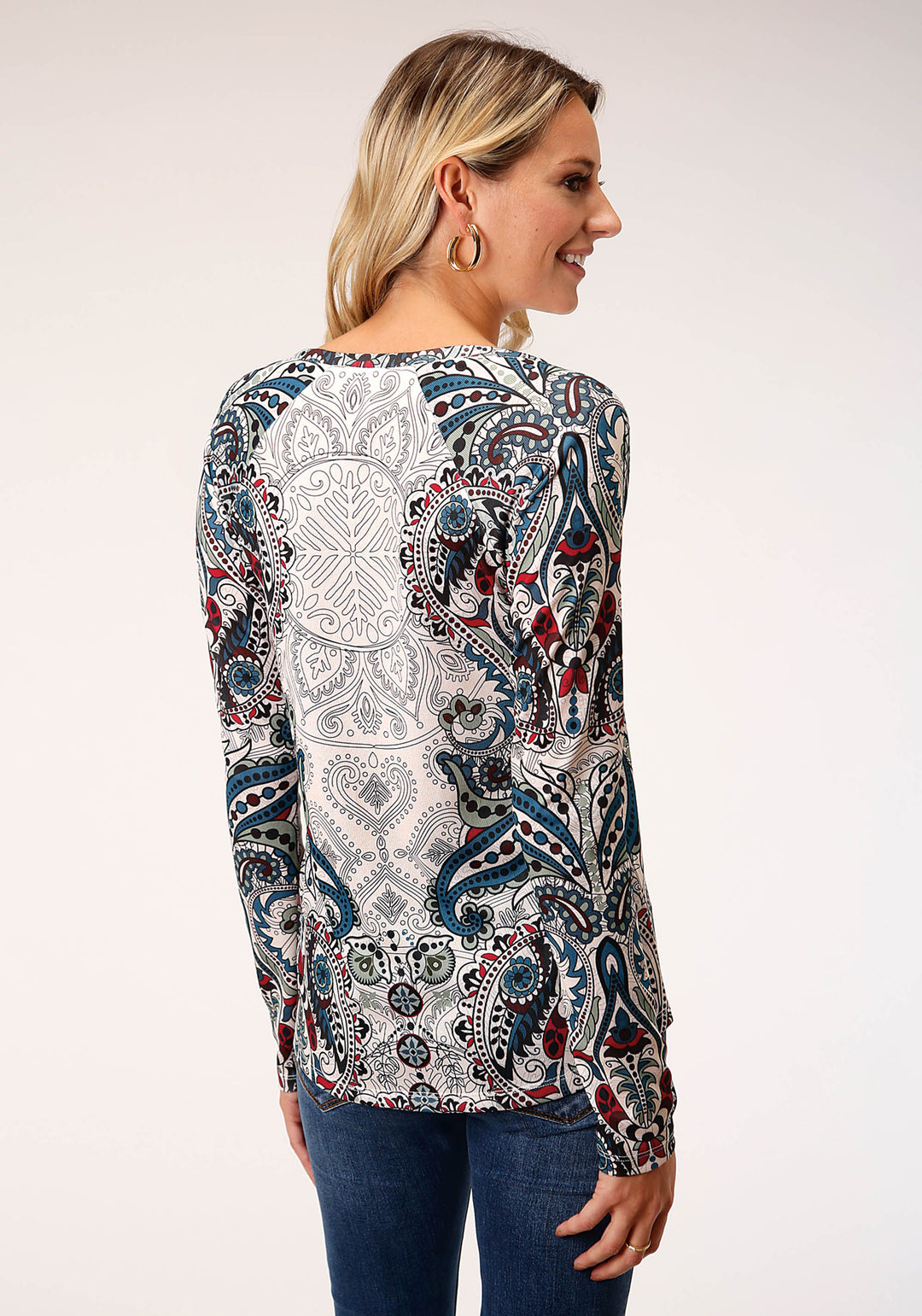 WOMENS LONG SLEEVE KNIT SWEATER KNIT V NECK TOP TOP