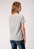 WOMENS SHORT SLEEVE KNIT POLY RAYON JERSEY TEE TOP
