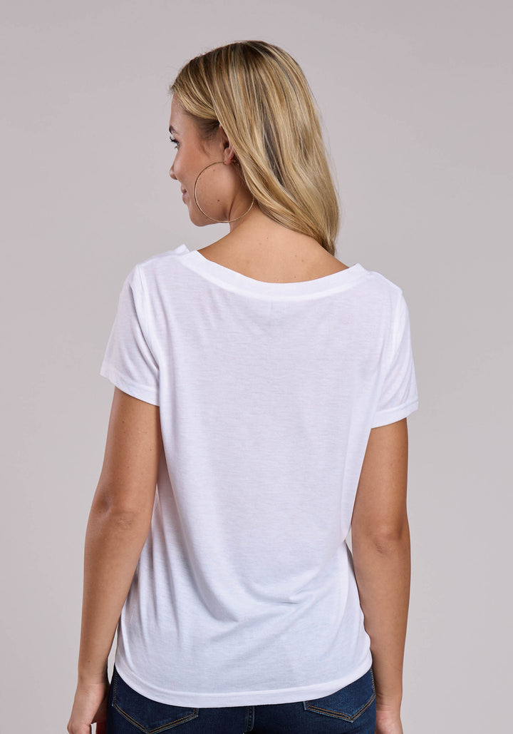 WOMENS ROPER POLY RAYON JERSEY SHORT SLEEVE SHIRT