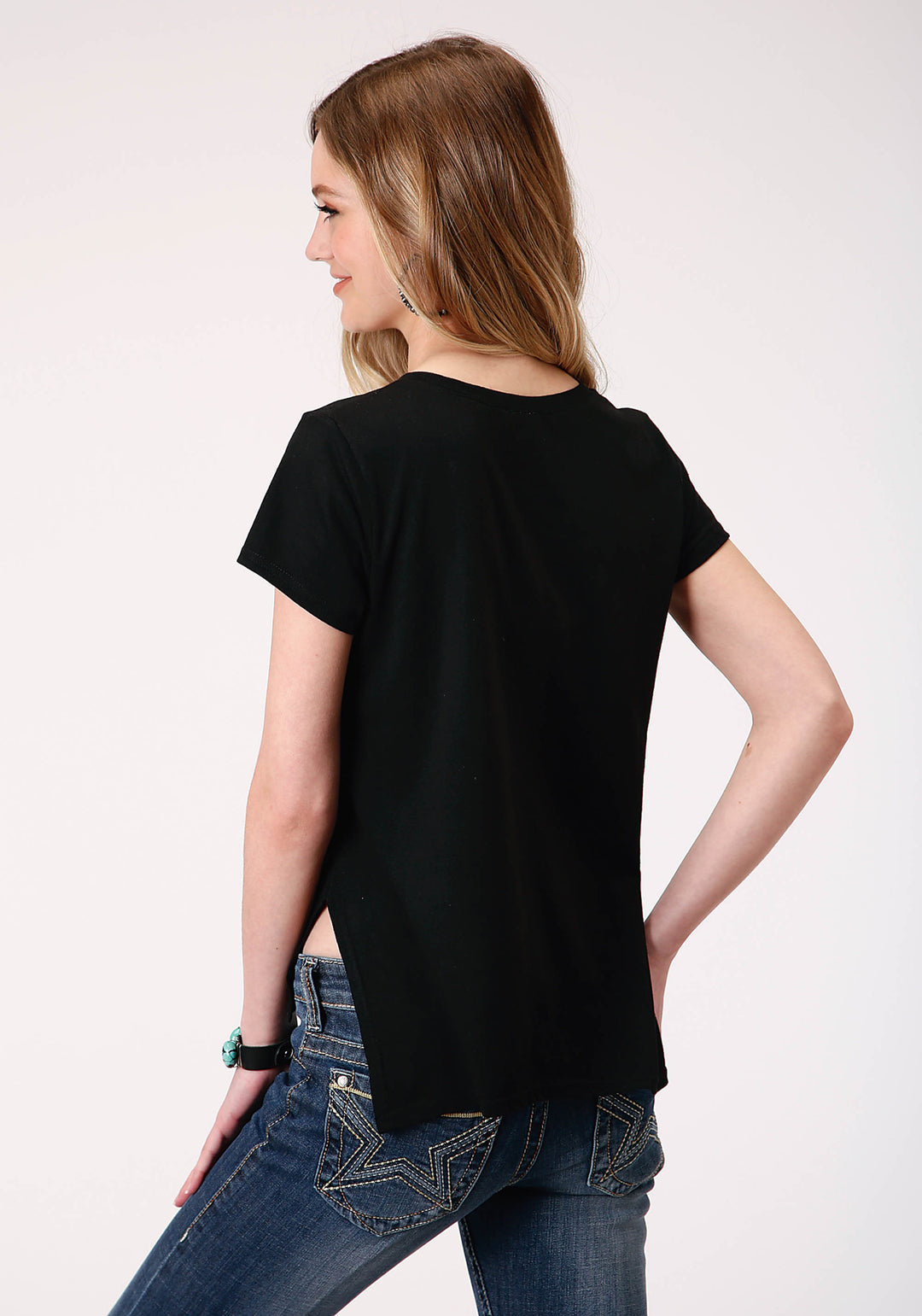 WOMENS SHORT SLEEVE KNIT POLY RAYON JERSEY S S TEE TOP