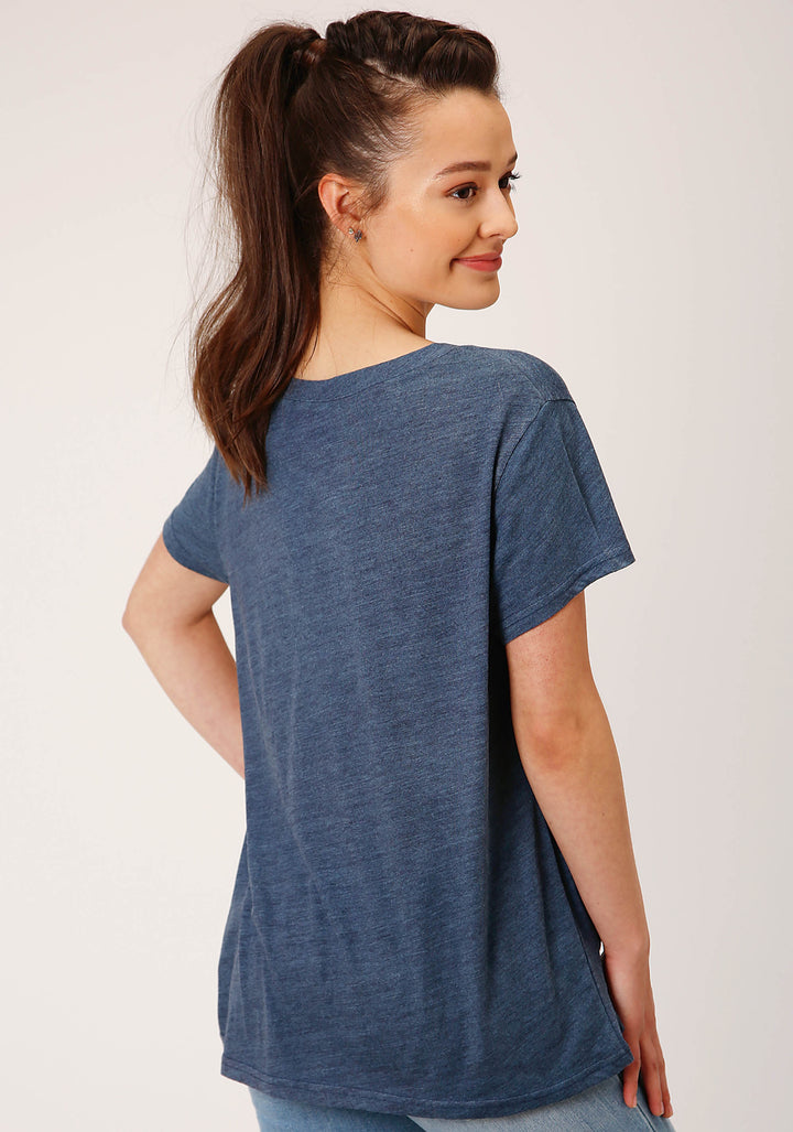 WOMENS SHORT SLEEVE KNIT POLY RAYON JERSEY SHORT SLEEVE  TEE TOP