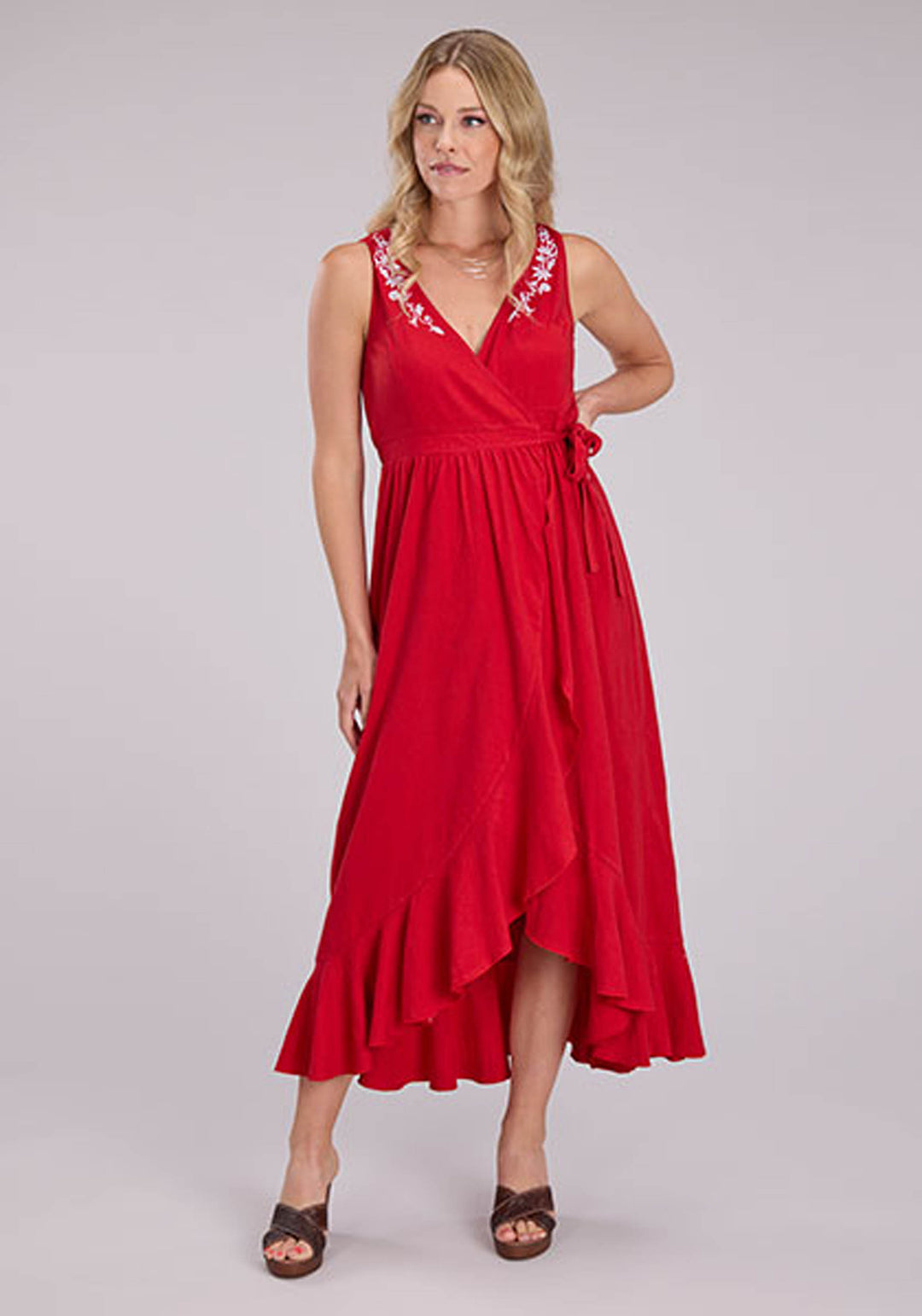 WOMENS SLUB KNIT JERSEY SLVLS DRESS SLEEVELESS DRESS PULLOVER DRESS