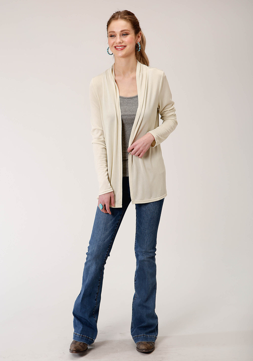WOMENS KNIT CARDIGAN SWEATER