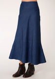 WOMENS 5.5 OZ DENIM BIAS CUT SKIRT