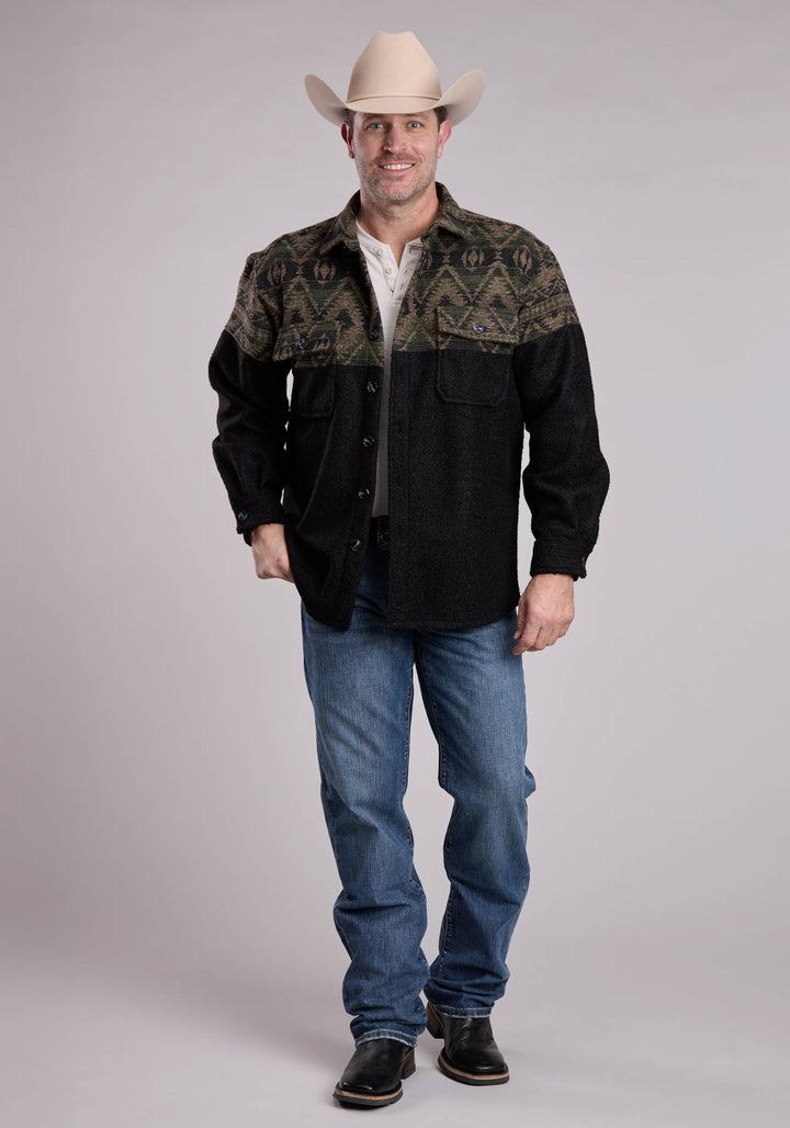 MENS ROPER AZTEC SHIRT JACKET
