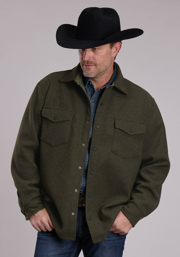 MENS ROPER WESTERN BUTTON UP SHIRT JACKET