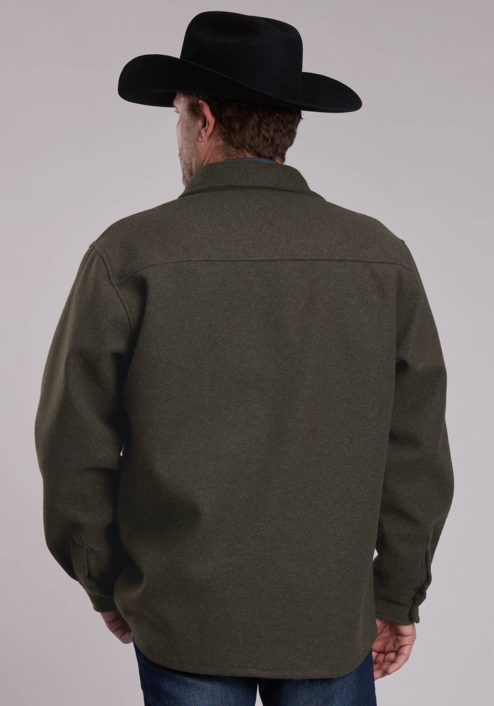 MENS ROPER WESTERN BUTTON UP SHIRT JACKET