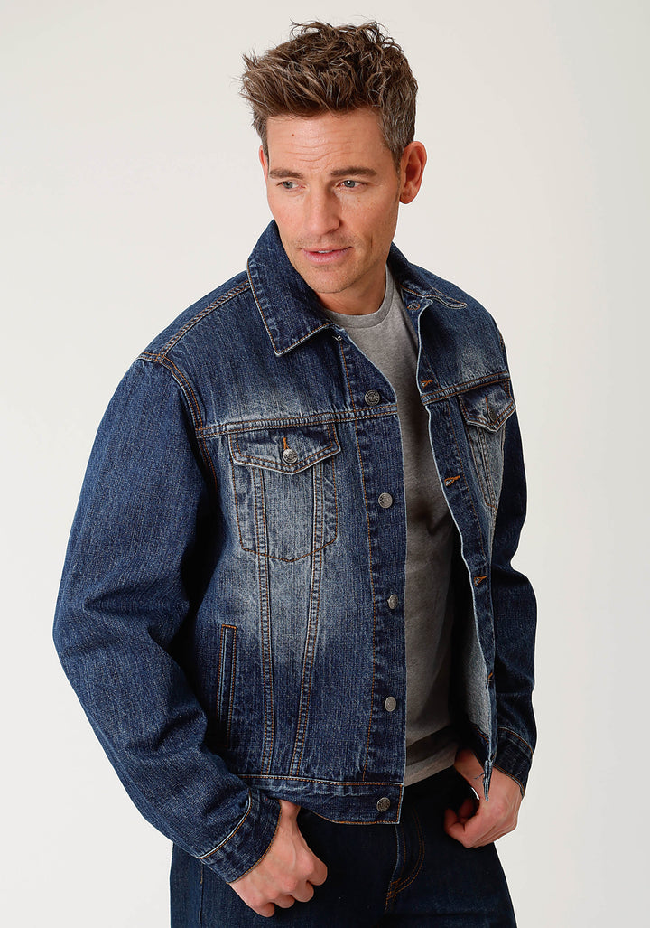 MENS BLUE DENIM JACKET