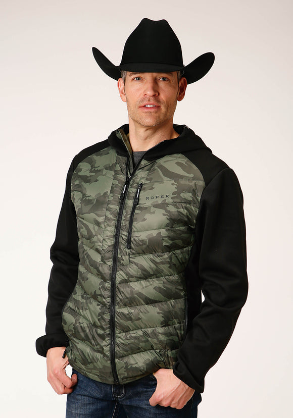 MENS DOWN FILLED CRUSHABLE COMBO JACKET