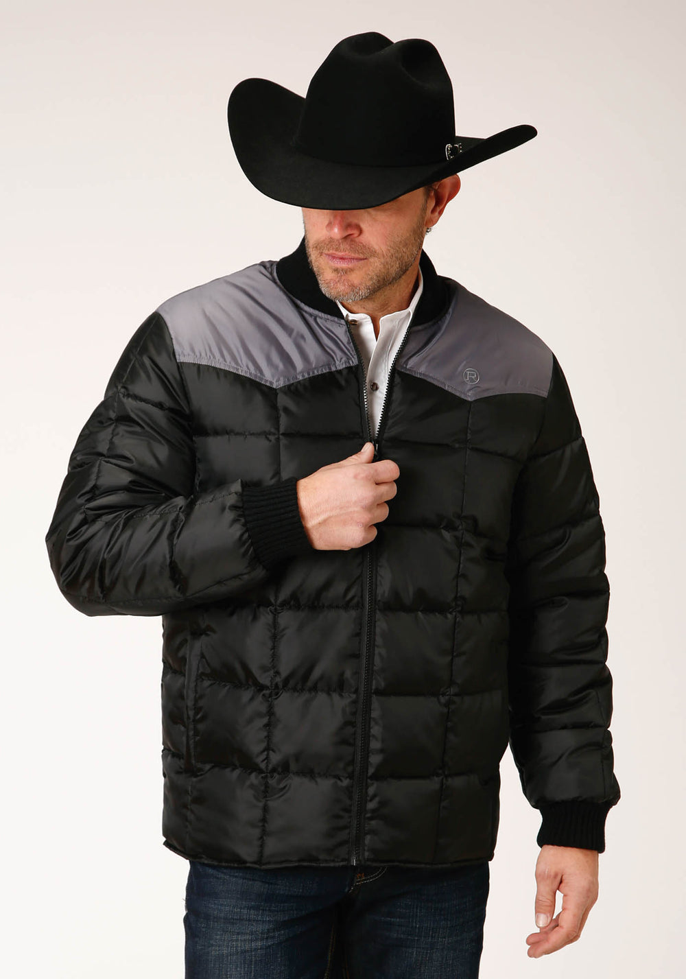 MENS QUILTED POLY WITH POLY FILL JACKET
