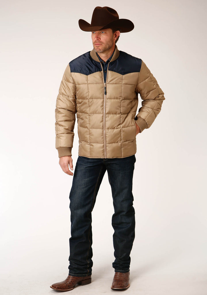 MENS QUILTED POLY WITH POLY FILL JACKET
