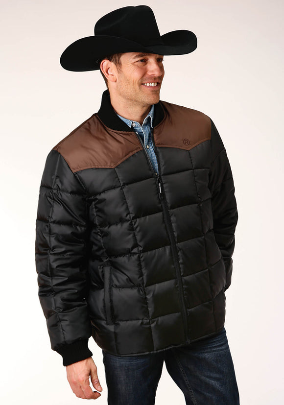 MENS QUILTED POLYFILLED JACKET