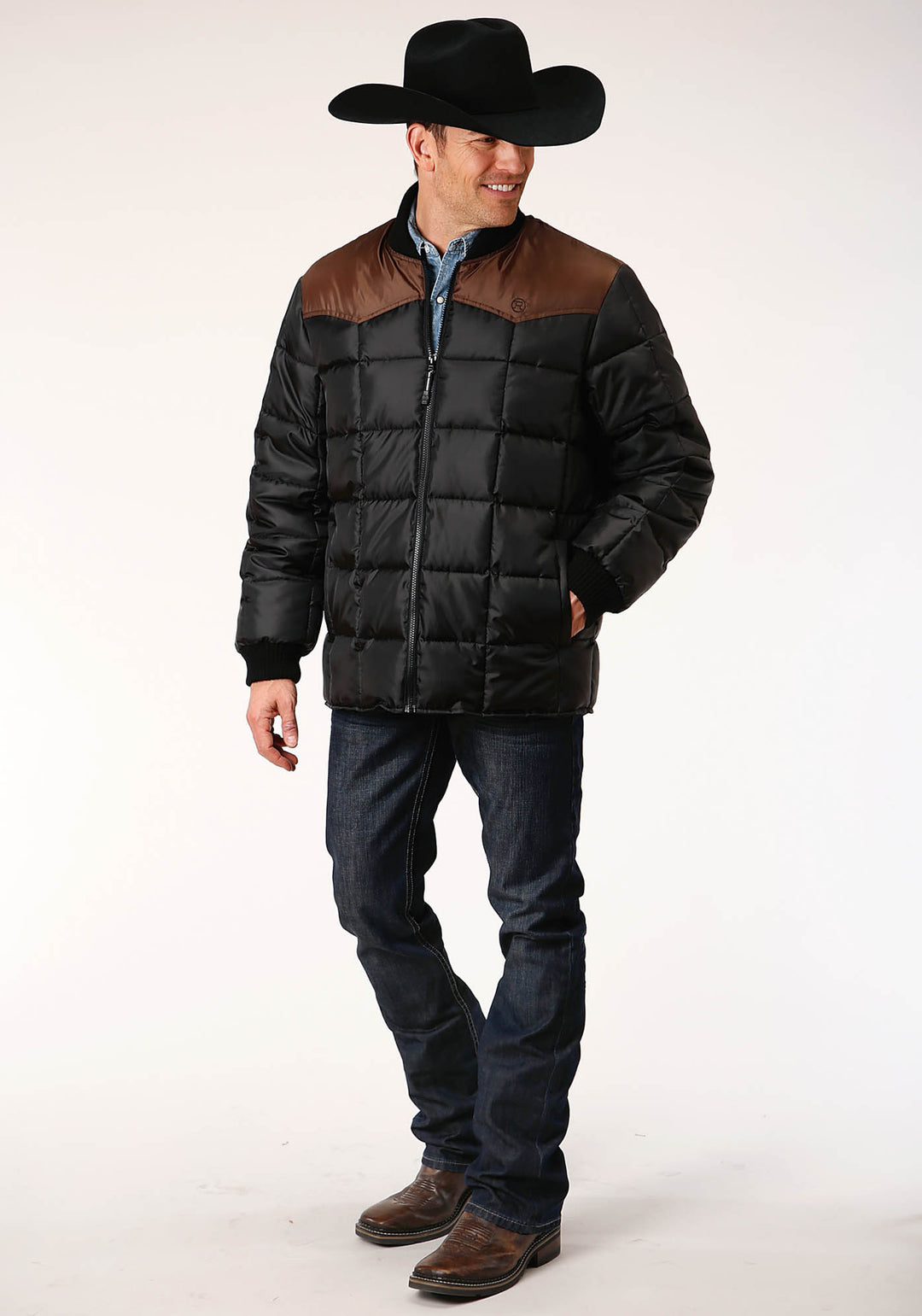 MENS QUILTED POLYFILLED JACKET
