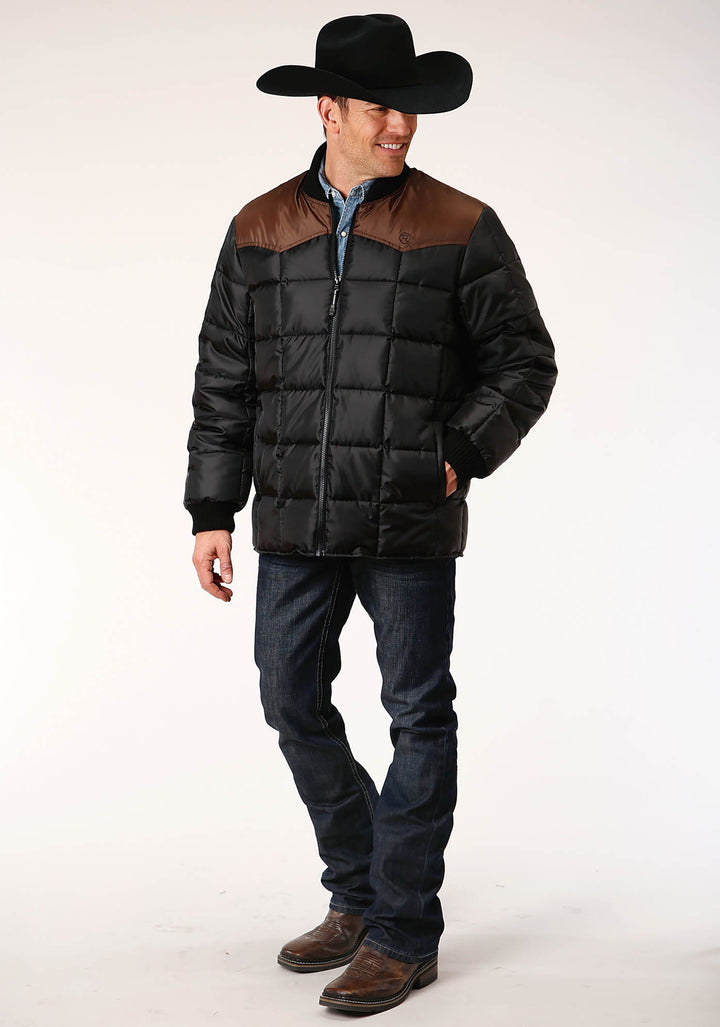 MENS QUILTED POLYFILLED JACKET