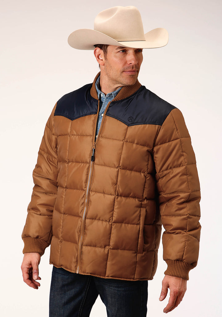 MENS QUILTED POLYFILLED JACKET