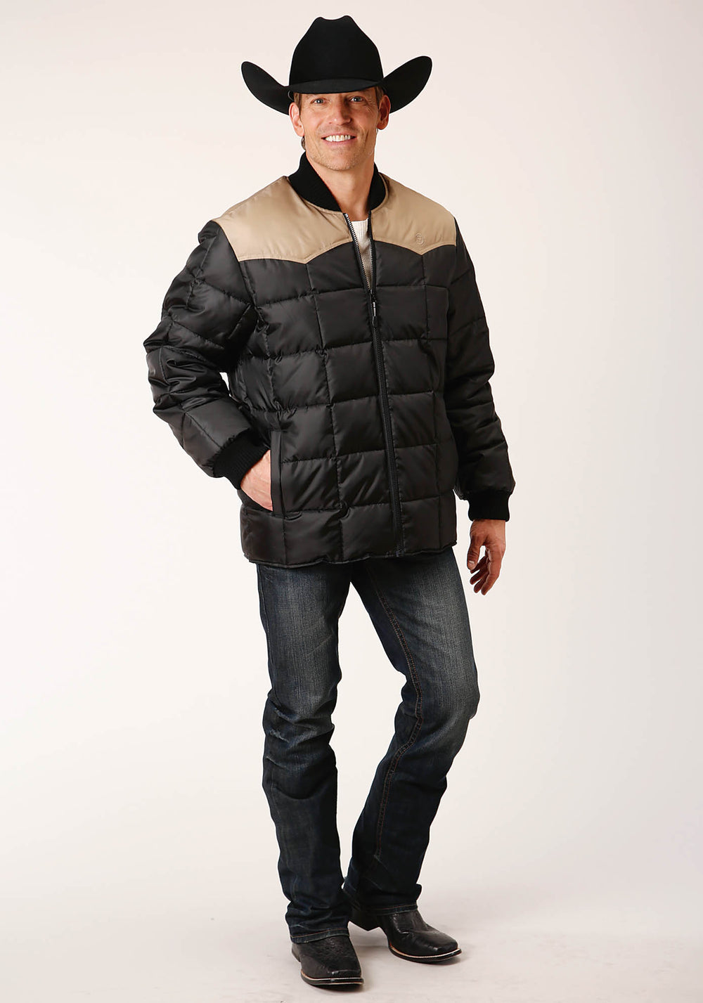 MENS QUILTED POLYFILLED JACKET