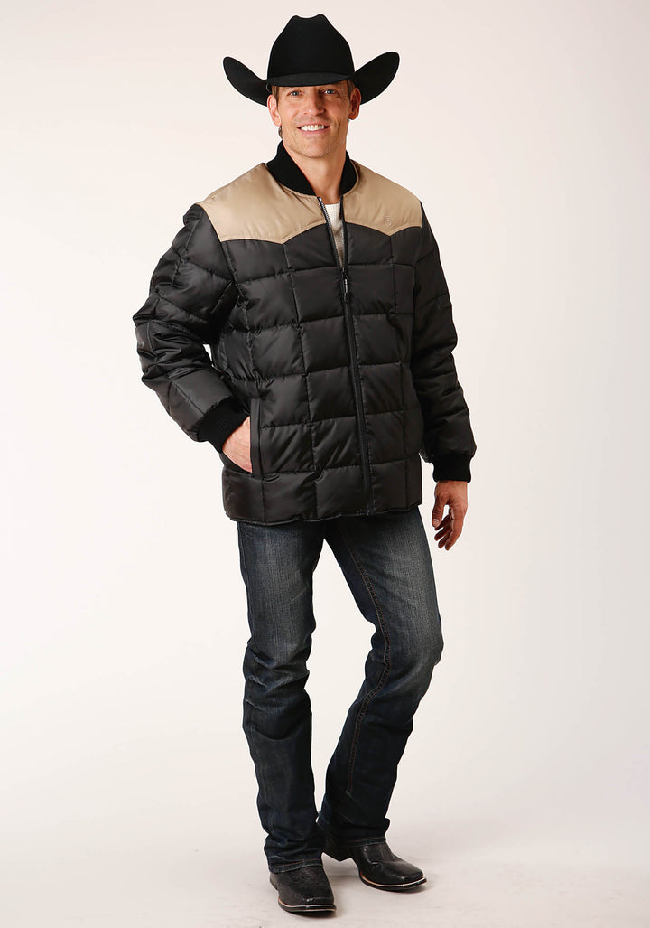 MENS QUILTED POLYFILLED JACKET