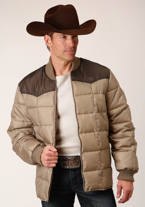 MENS QUILTED POLYFILLED JACKET