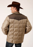 MENS QUILTED POLYFILLED JACKET