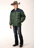 MENS QUILTED POLYFILLED JACKET