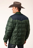 MENS QUILTED POLYFILLED JACKET