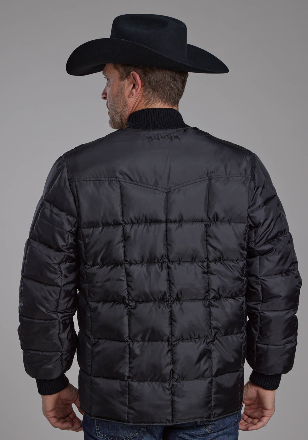 MENS BLACK ZIPPER JACKET