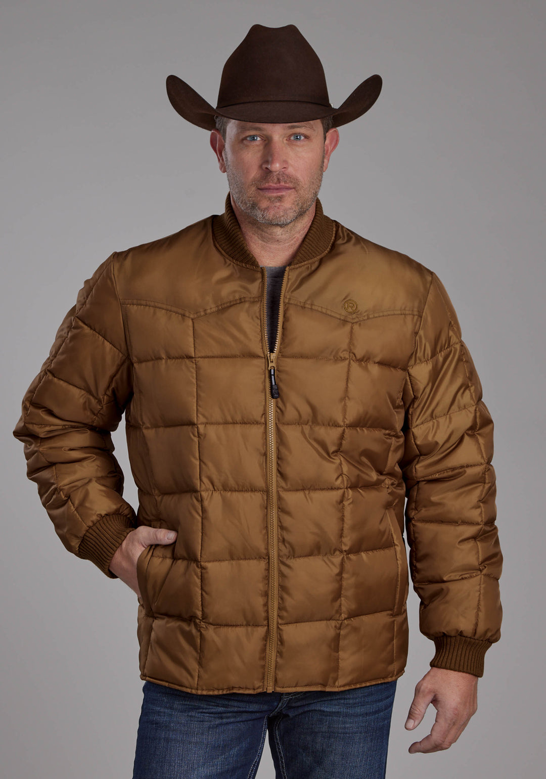 MENSCARMEL ZIPPER JACKET