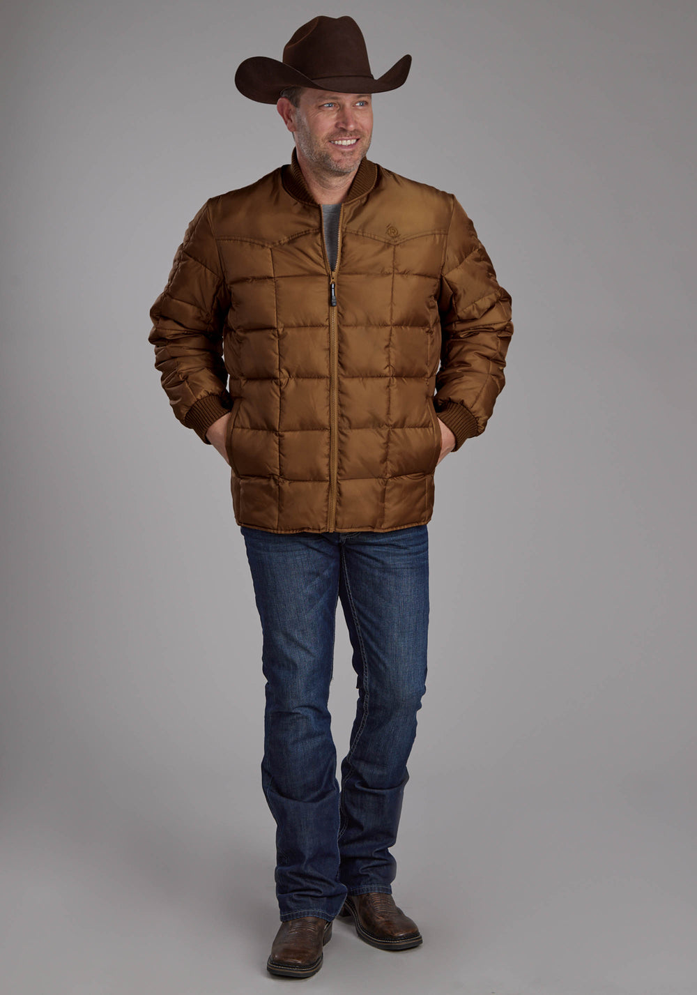 MENSCARMEL ZIPPER JACKET