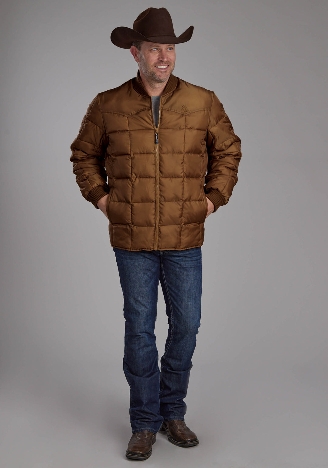 MENSCARMEL ZIPPER JACKET