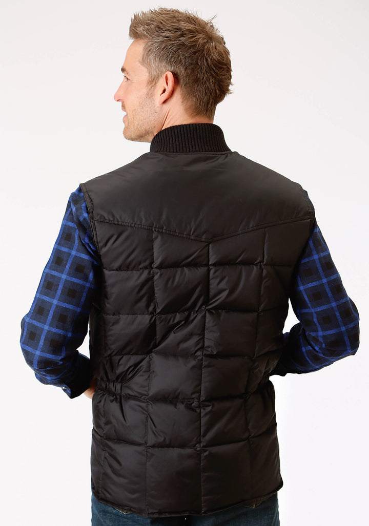 MENS BLACK POLY-FILLED VEST