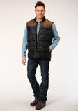 MENS QUILTED POLYFILLED VEST