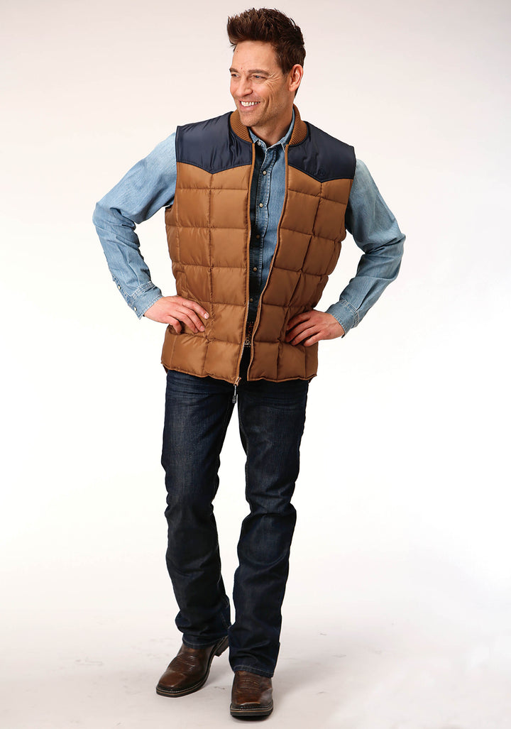 MENS QUILTED POLYFILLED VEST