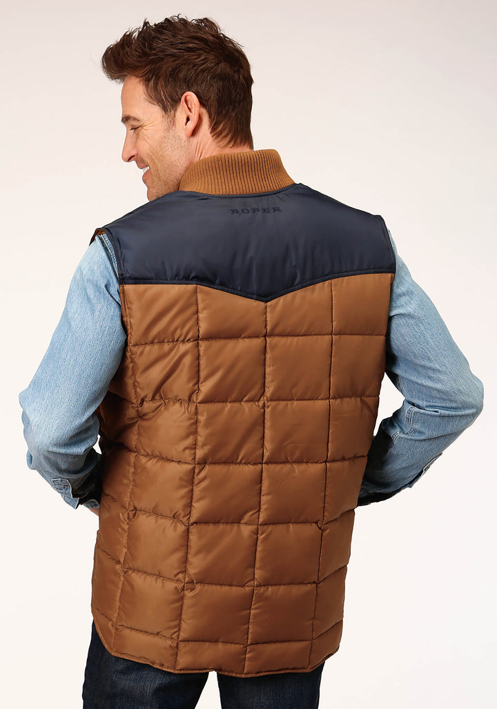 MENS QUILTED POLYFILLED VEST