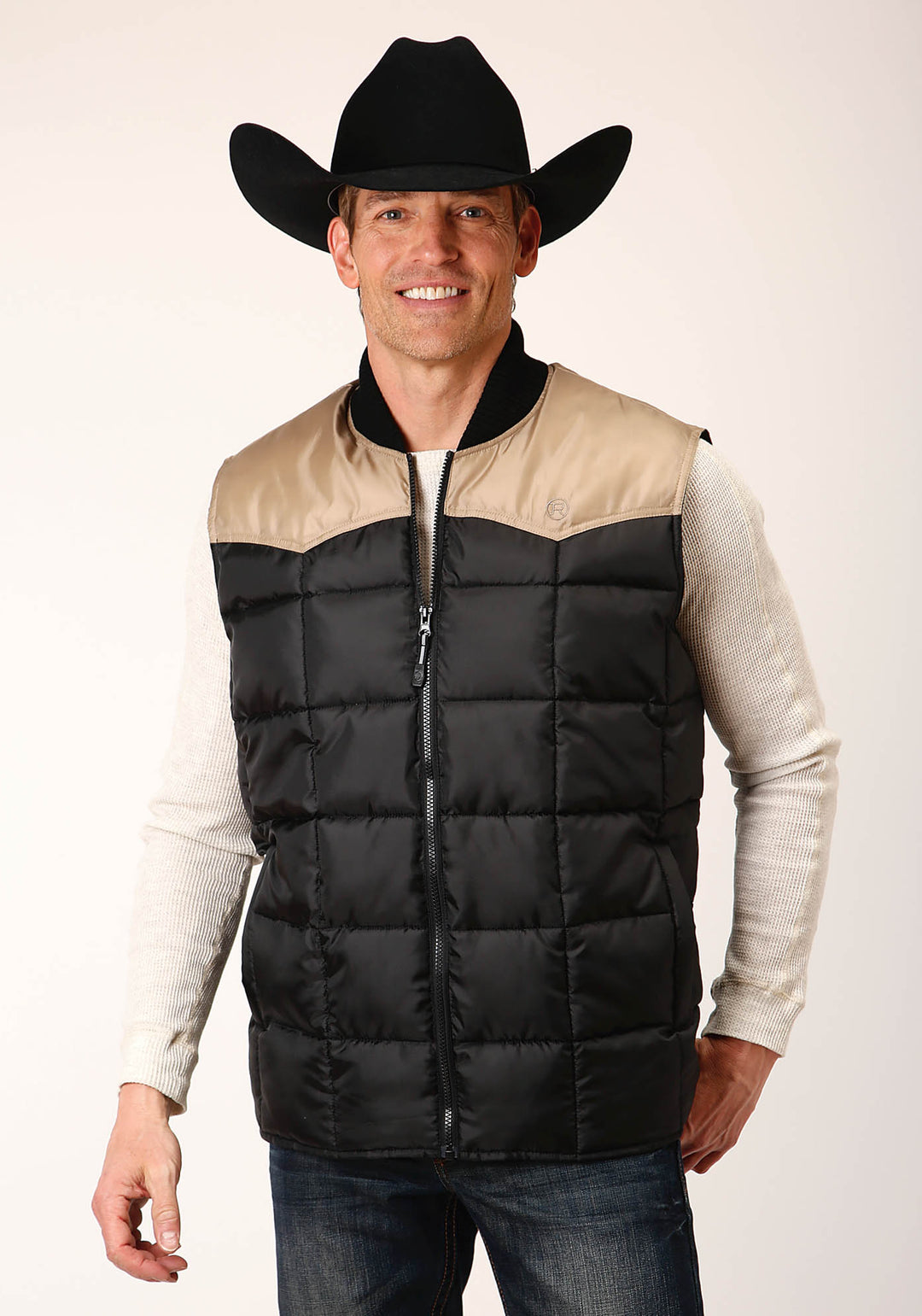 MENS QUILTED POLYFILLED VEST